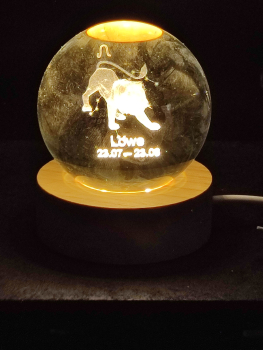 Sternzeichen Hologrammkugel - Löwe